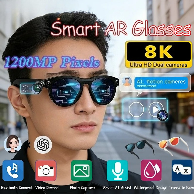 Gaming Controller - 8KHD Smart AI Glasses Color Changing