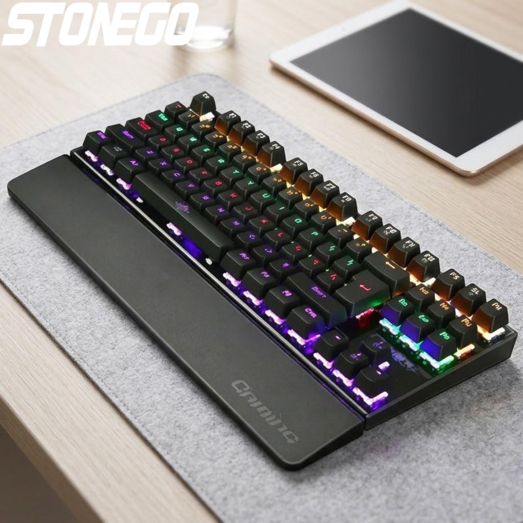 Anti-Ghosting Keyboard - RGB Mechanical Gaming Keyboard Wired USB