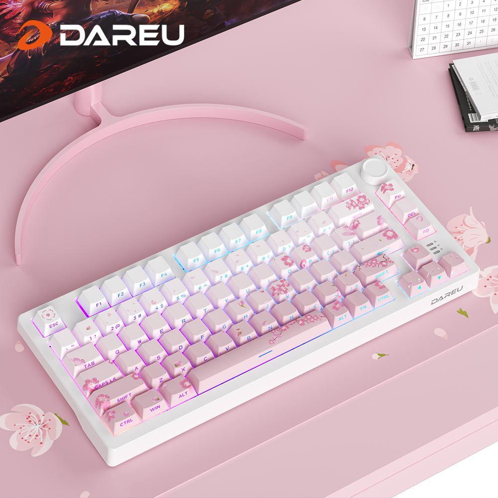 Anti-Ghosting Keyboard - DAREU Tri-mode Gasket Mechanical Keyboard N-Key