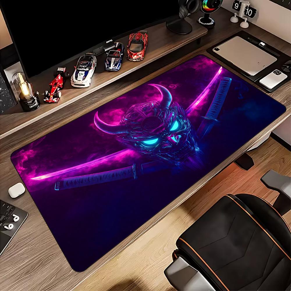 Anti-Ghosting Keyboard - Neon ghost mask samurai sword Mouse