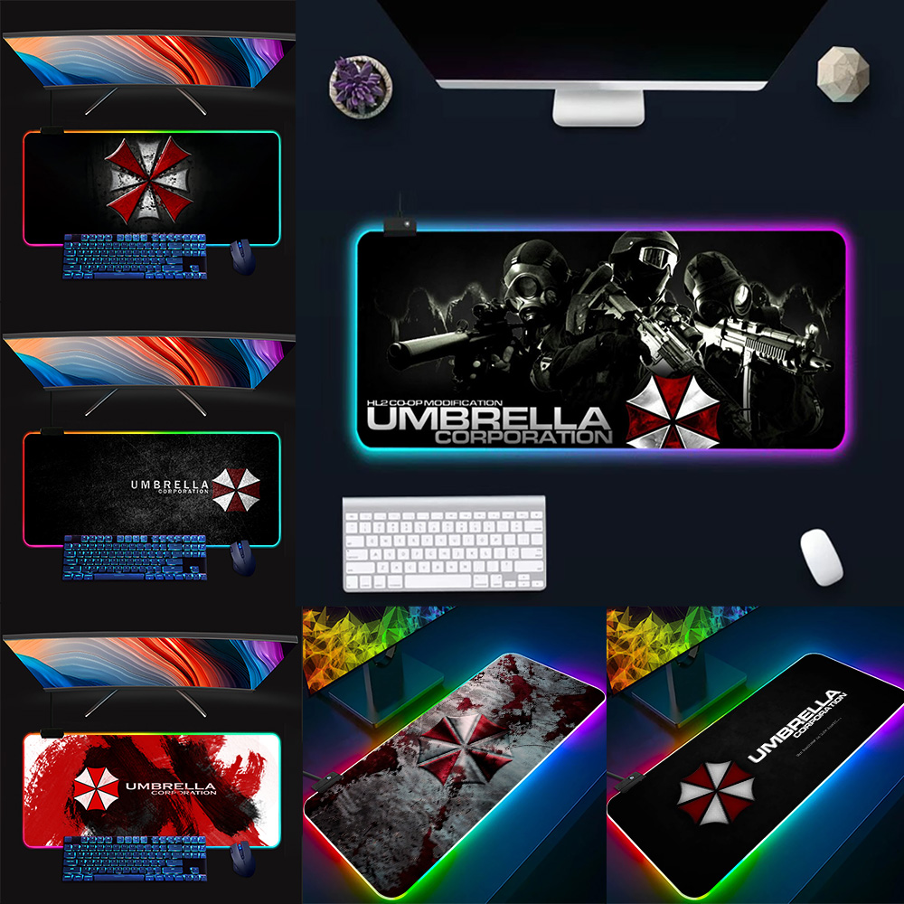 Rgb Mousepad - Umbrella Corporation RGB Pc Gamer Keyboard