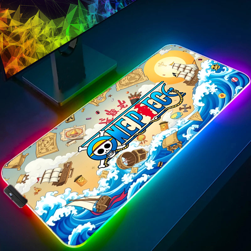 Rgb Mousepad - RGB Mouse Pad durable Lockedge Backlight