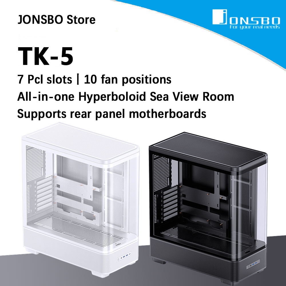 Pc Gaming Jonsbo - JONSBO TK-5 ATX Computer Desktop Case