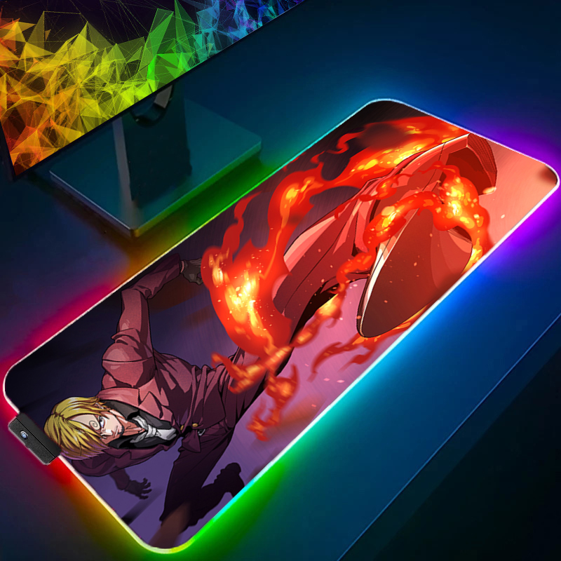 ONE PIECE Sanji LED Mouse pad  - Rgb Mousepad のレビューと価格