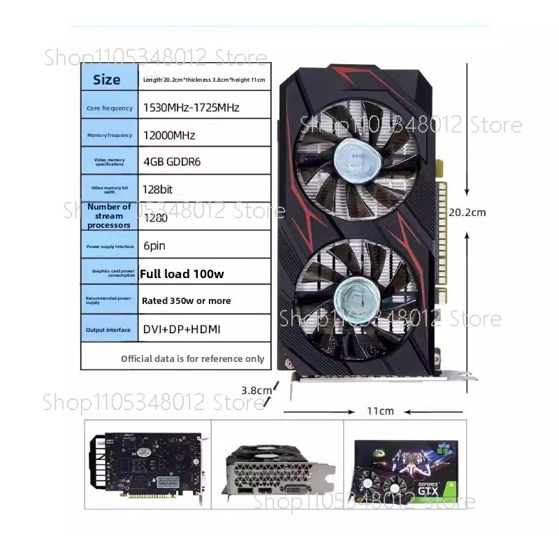 GTX 1650 4GB Graphics Card for - Pc Gaming Gtx 1650 のレビューと価格