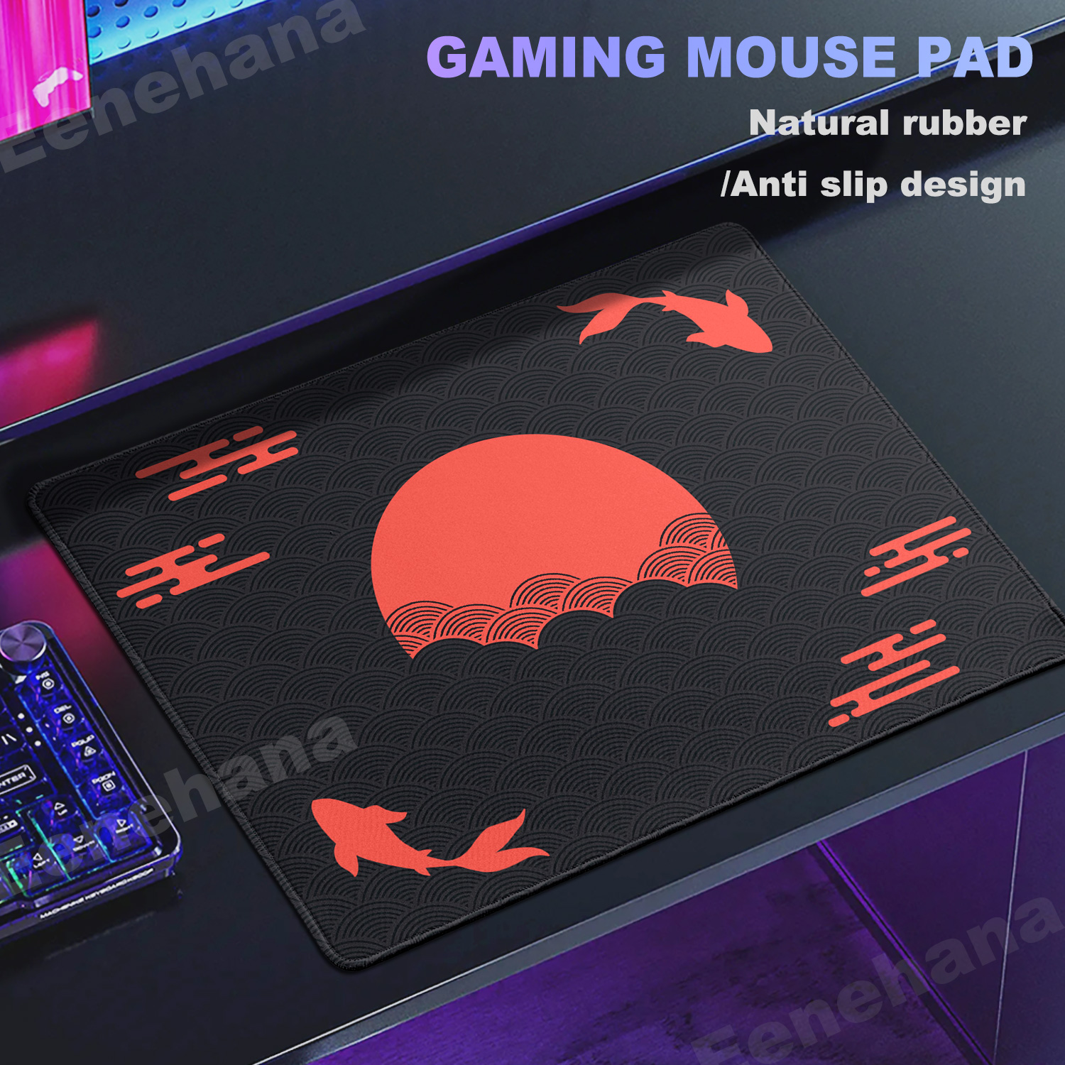 Purple & Gold Koi Fish Mouse P - Pc Gaming Cloud Free のレビューと価格