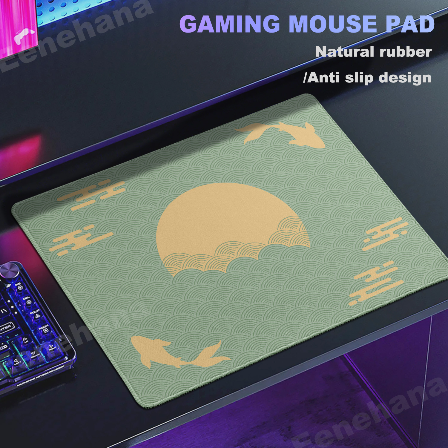 Purple & Gold Koi Fish Mouse P - Pc Gaming Cloud Free のレビューと価格