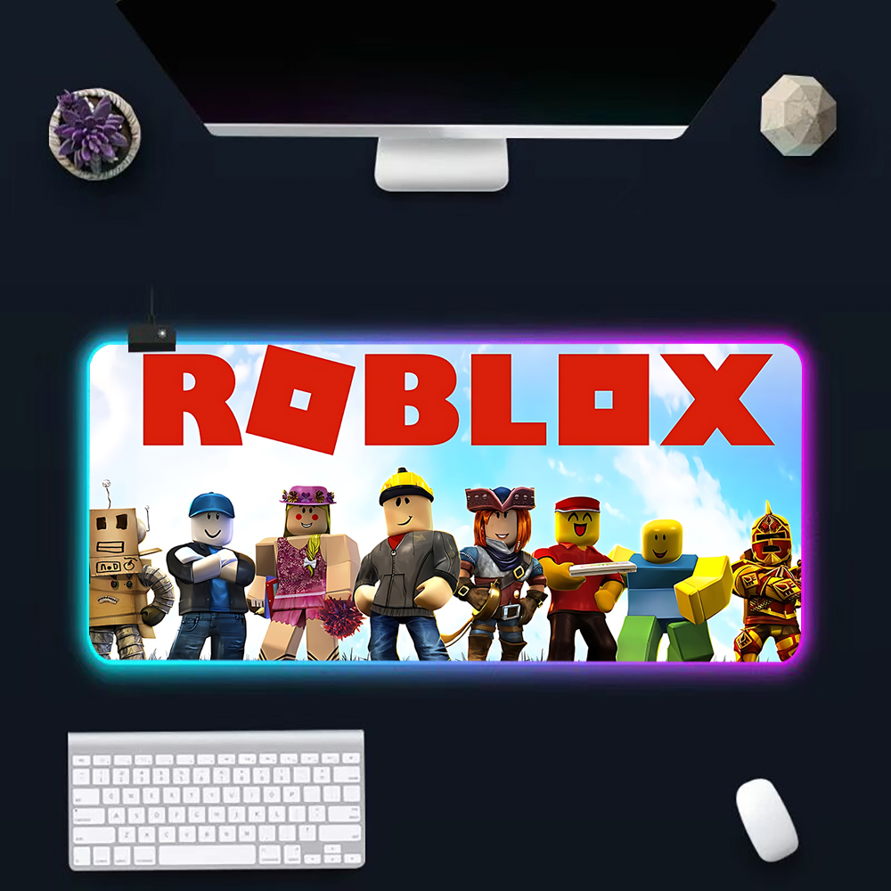 Hot game R-robloxs Cartoon RGB - Rgb Mousepad のレビューと価格