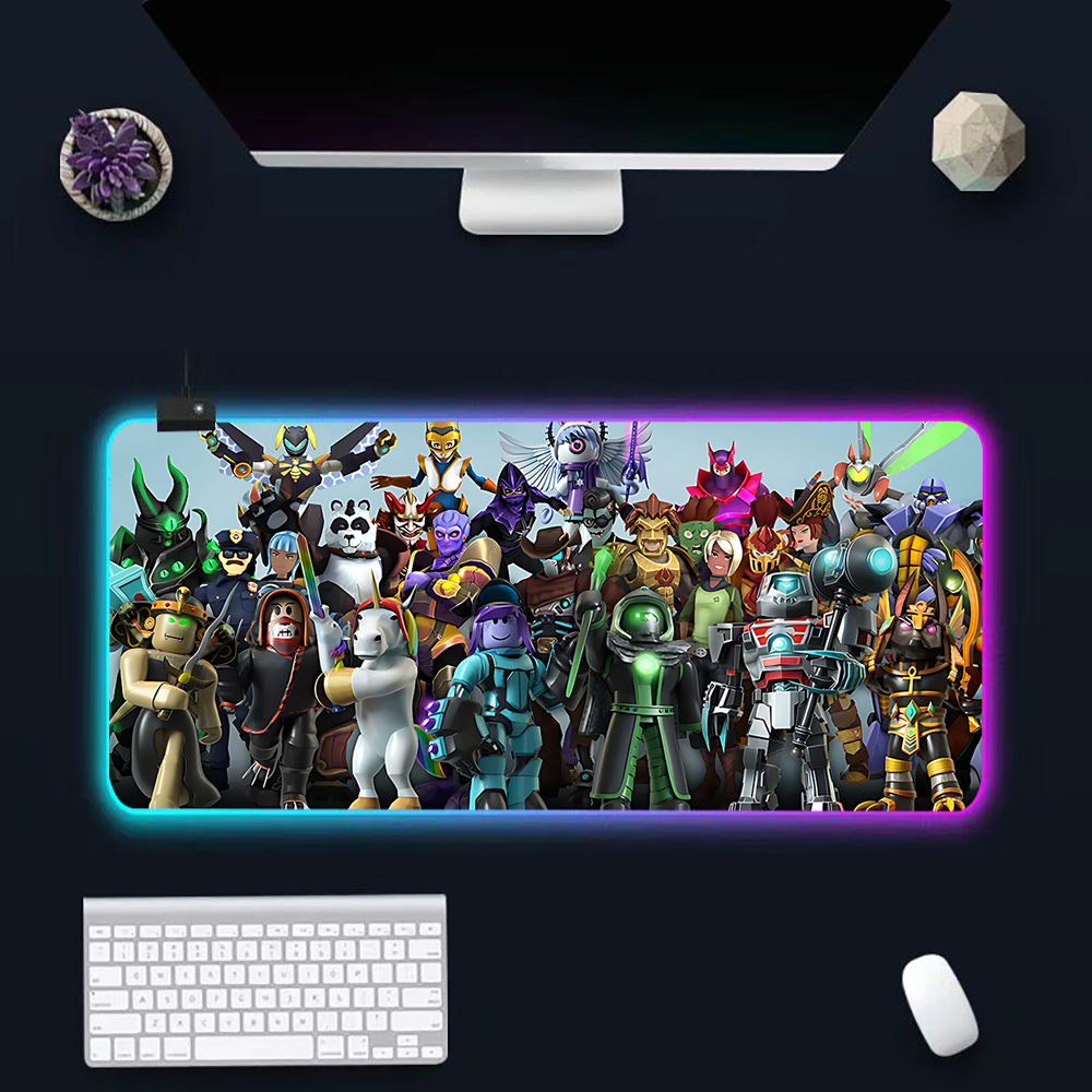 Hot game R-robloxs Cartoon RGB - Rgb Mousepad のレビューと価格