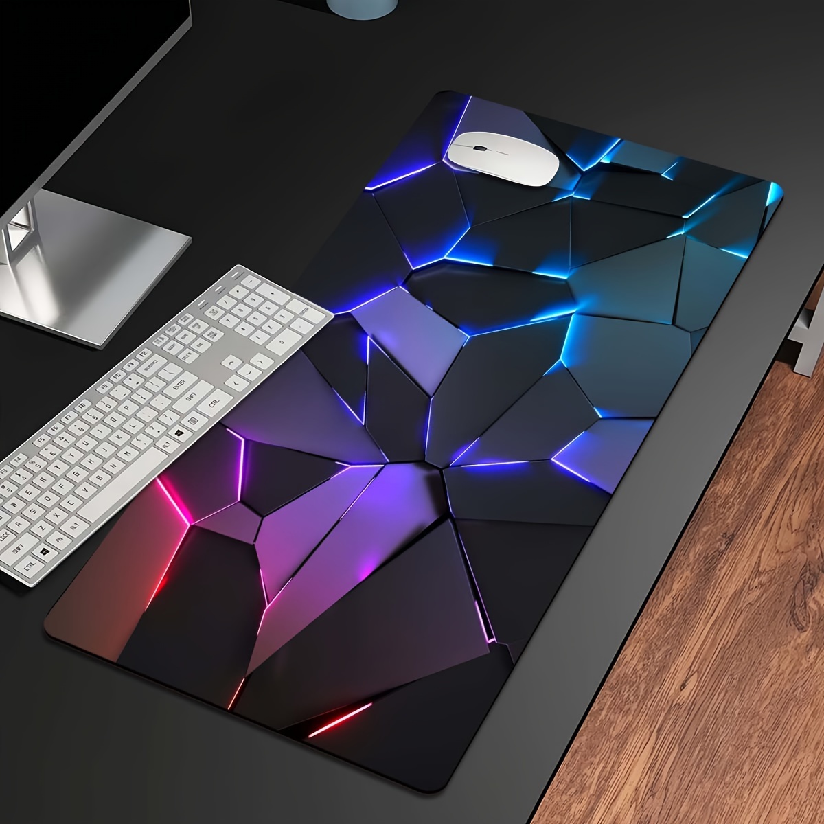 Line Geometry RGB Mouse pad la - Rgb Mousepad のレビューと価格