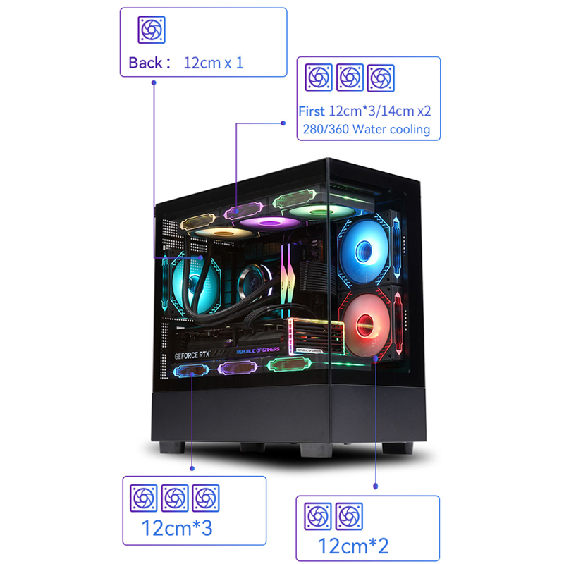 Xuanwu PRO PC Case Sea View Ro - Pc Gaming Jonsbo のレビューと価格