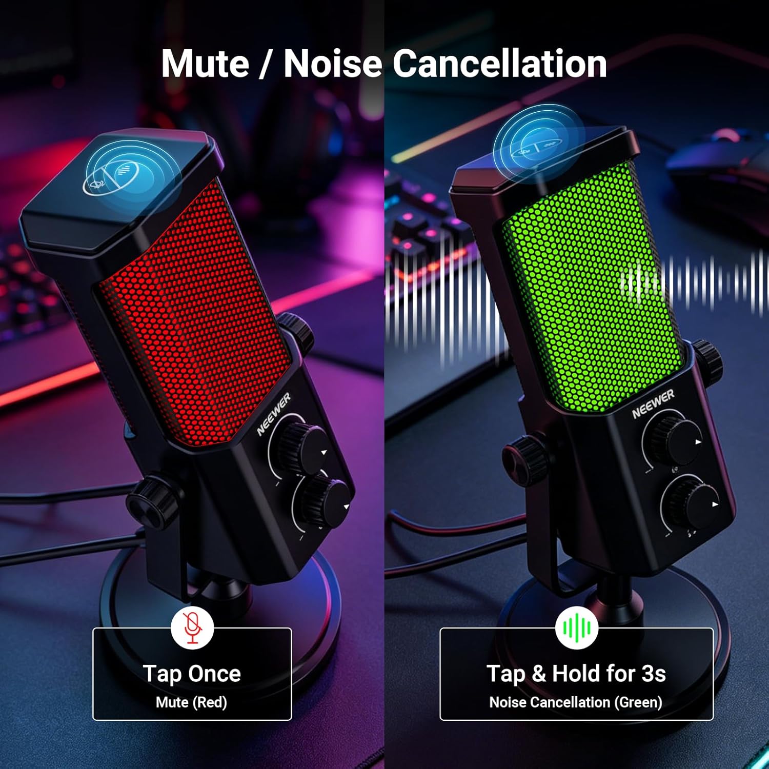 AI USB Podcasting Microphone,  - Gaming Controller のレビューと価格