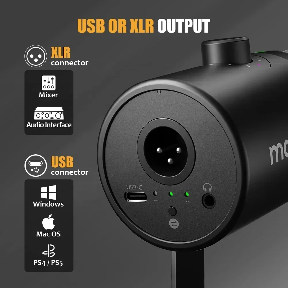 MAONO Dynamic Microphone XLR U - Gaming Controller のレビューと価格