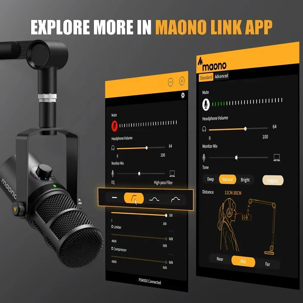 MAONO Dynamic Microphone XLR U - Gaming Controller のレビューと価格