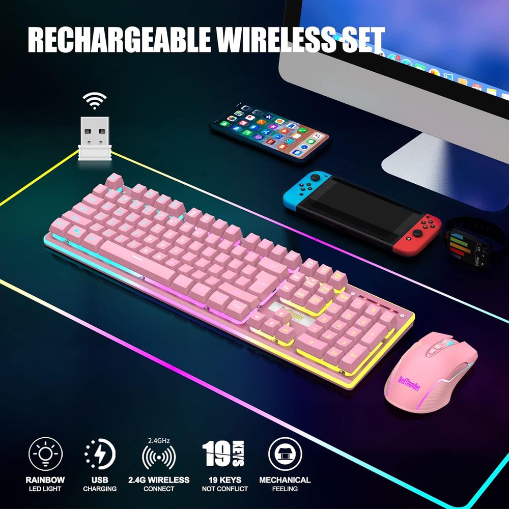 Wireless Gaming Keyboard and M - Anti-Ghosting Keyboard のレビューと価格