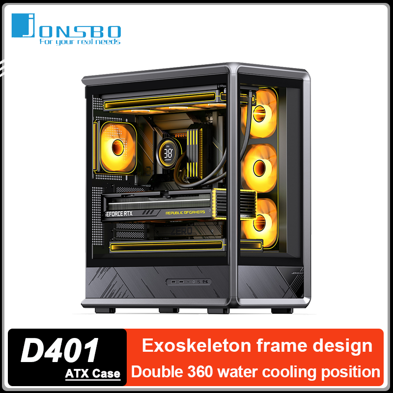 JONSBO D401 ATX PC Case Exoske - Pc Gaming Jonsbo のレビューと価格
