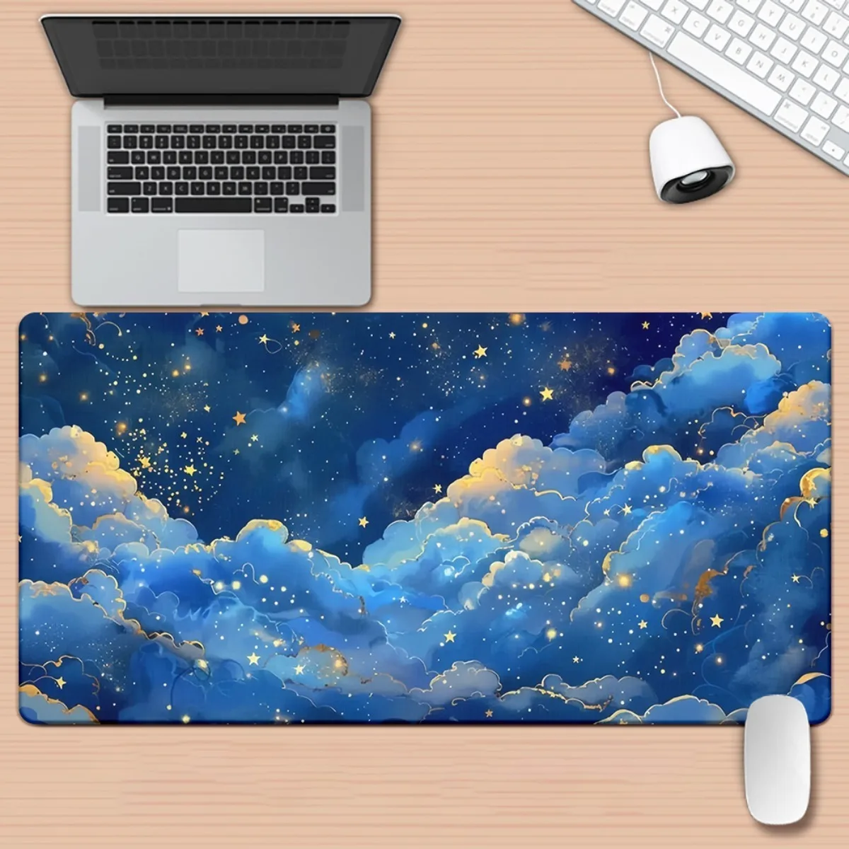 Cloud Star Theme Rubber Mouse  - Pc Gaming Cloud Free のレビューと価格