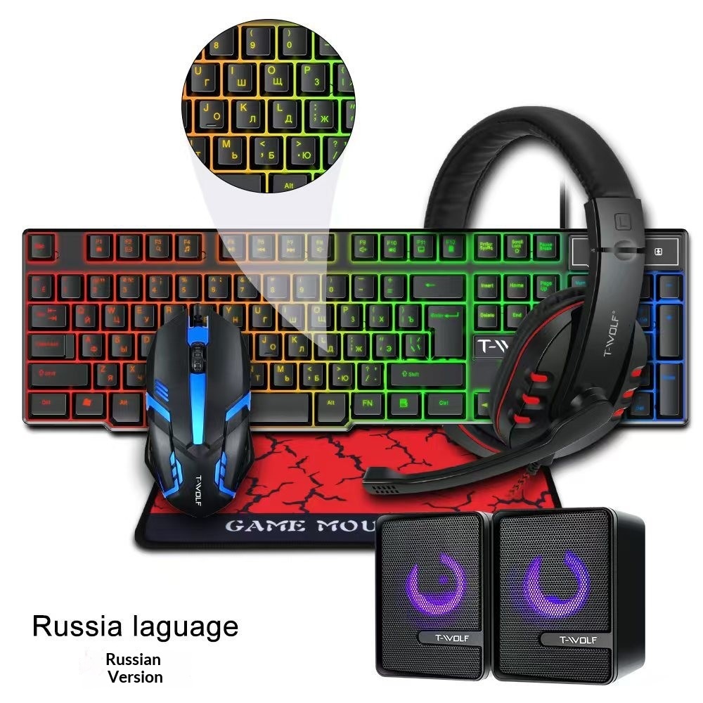 Spanish Russian Keyboard Layou - Rgb Mousepad のレビューと価格