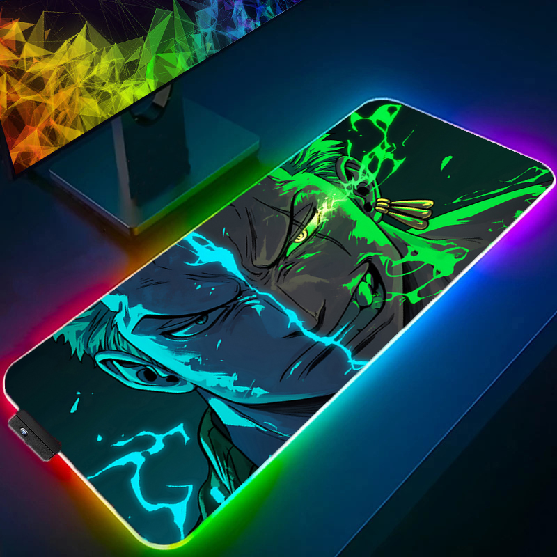 ONE PIECE Zoro Mouse Pad RGB G - Rgb Mousepad のレビューと価格