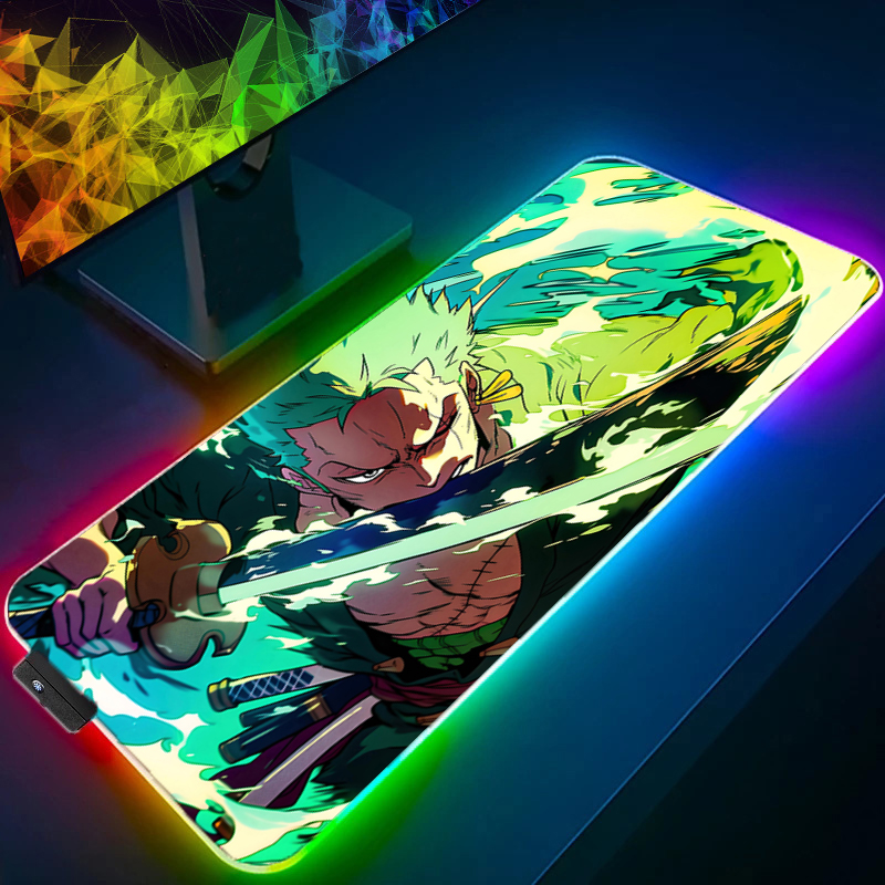 ONE PIECE Zoro Mouse Pad RGB G - Rgb Mousepad のレビューと価格