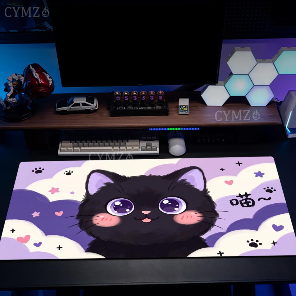 Cute clouds and cat Mouse Pad  - Pc Gaming Cloud Free のレビューと価格