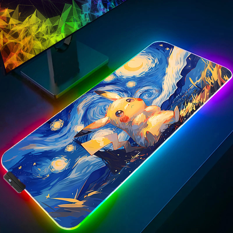 RGB Mouse Pad Pokemon Pikachu  - Rgb Mousepad のレビューと価格