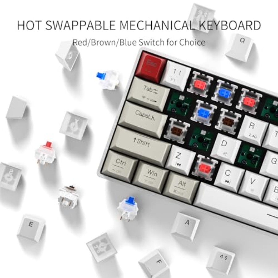GM610 60% Wireless Mechanical  - Anti-Ghosting Keyboard のレビューと価格