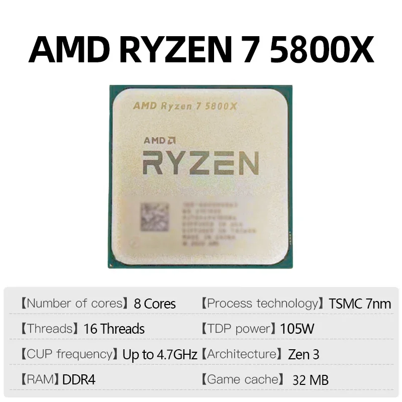 AMD Ryzen 7 5800X Processor 8  - Pc Gaming Ryzen 7 のレビューと価格