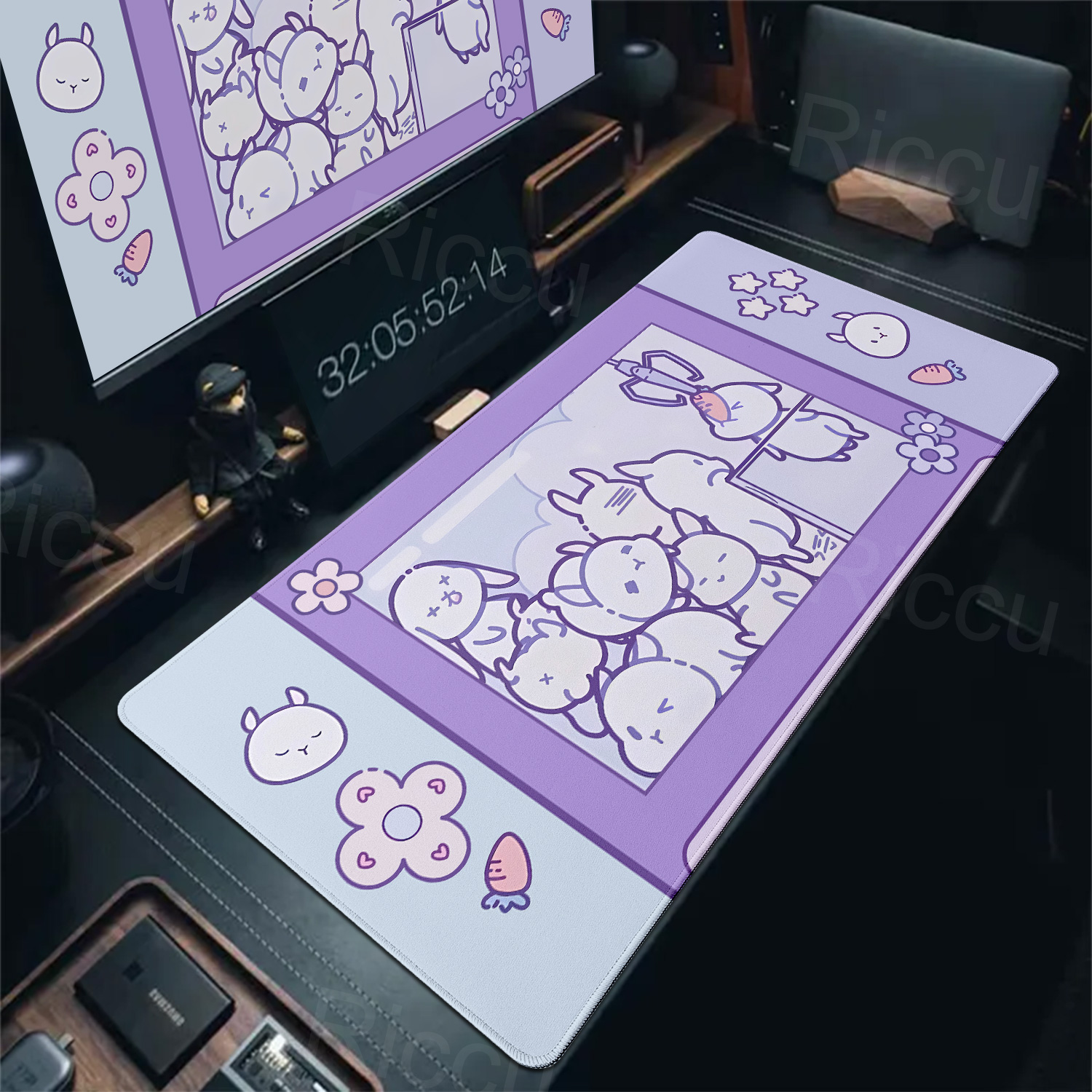 XLCute White Rabbit Mouse Pad  - Pc Gaming Cloud Free のレビューと価格