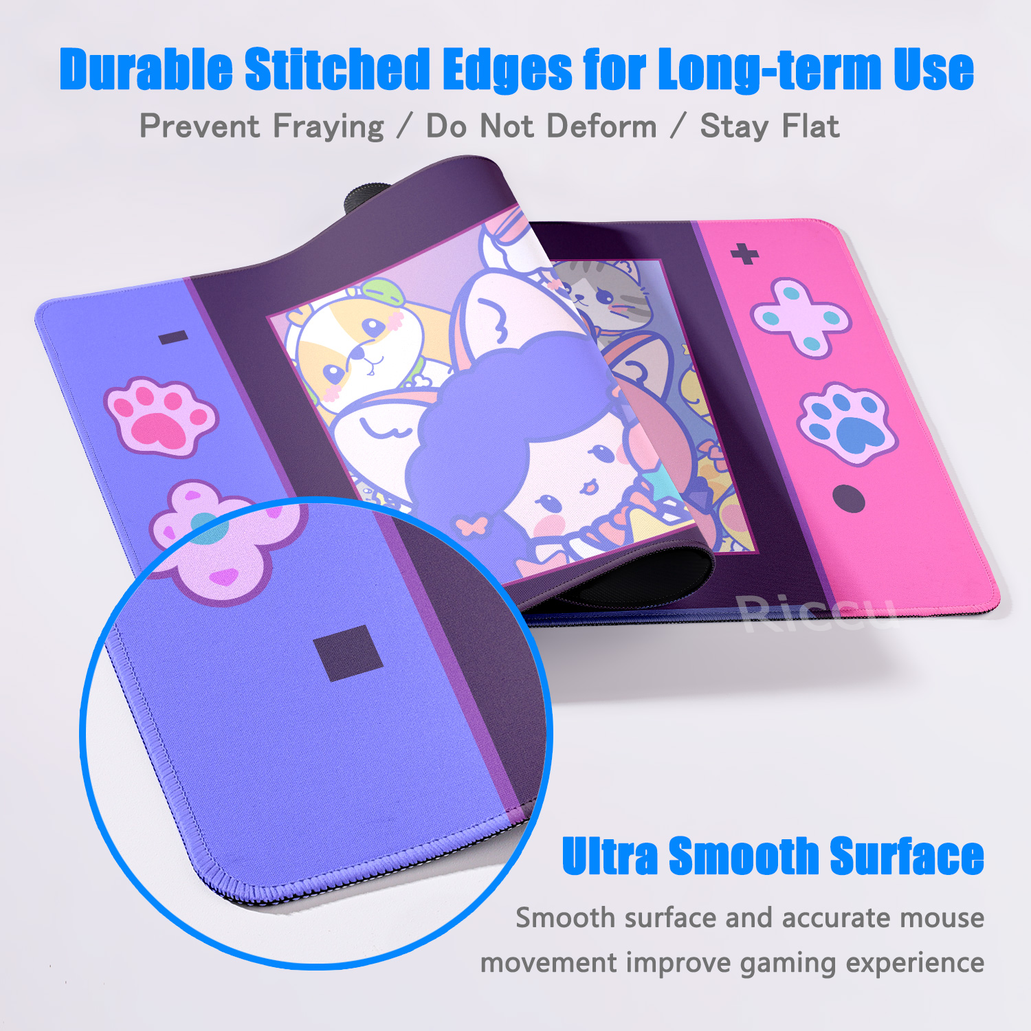 XLCute White Rabbit Mouse Pad  - Pc Gaming Cloud Free のレビューと価格