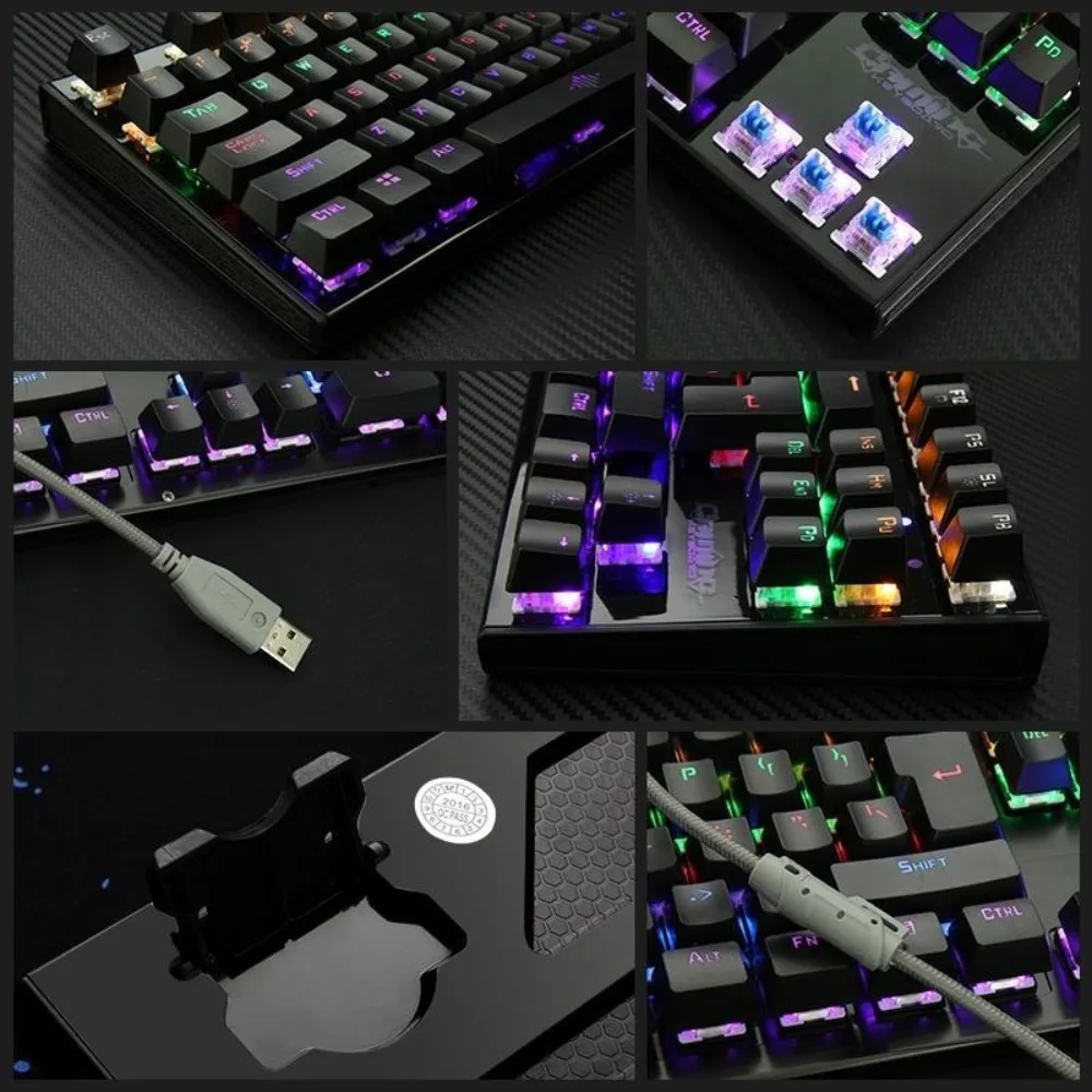 Backlit Mechanical Gaming Keyb - Anti-Ghosting Keyboard のレビューと価格