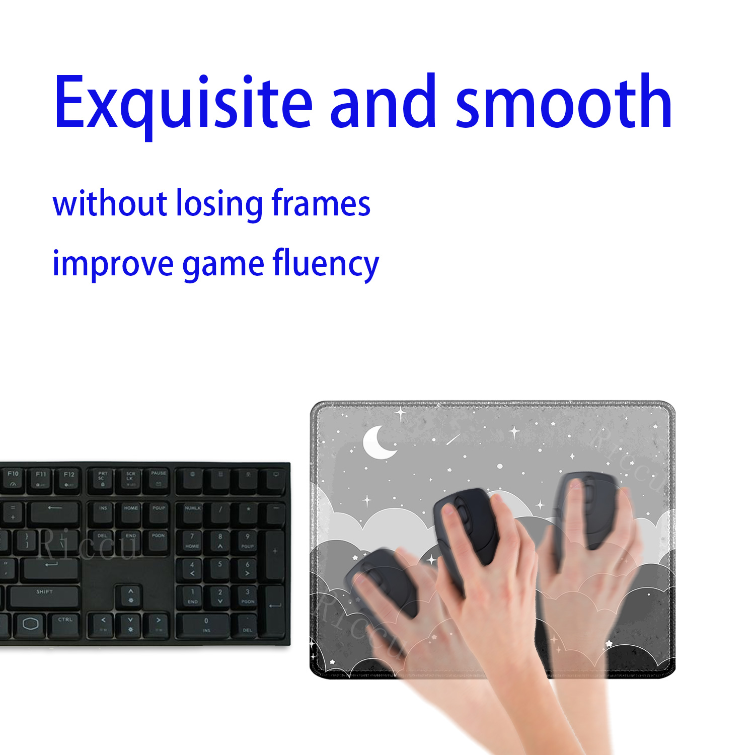 black and white Clouds moon sm - Pc Gaming Cloud Free のレビューと価格