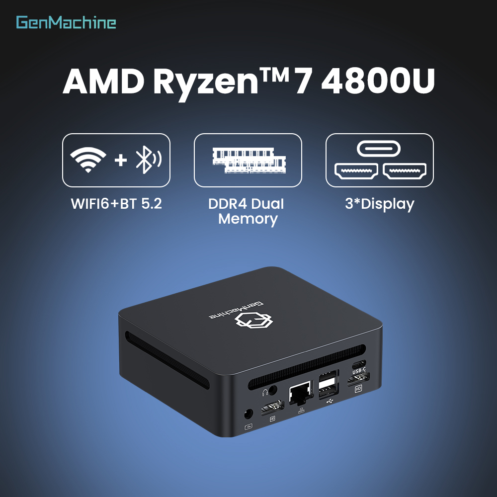 GenMachine Mini PC AMD Ryzen 7 - Pc Gaming Ryzen 7 のレビューと価格