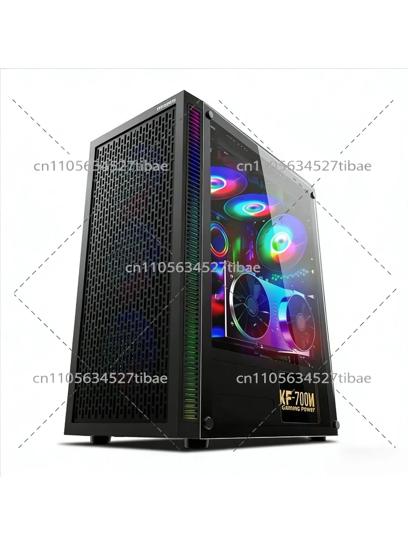 Black E-ATX Computer Case with - Pc Gaming High End のレビューと価格