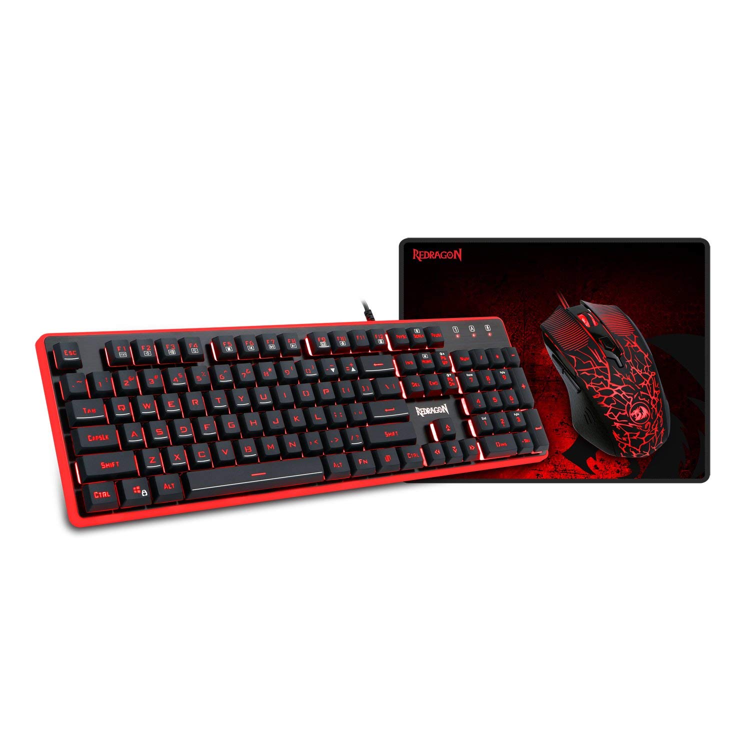 Redragon S107 Gaming Keyboard  - Rgb Mousepad のレビューと価格