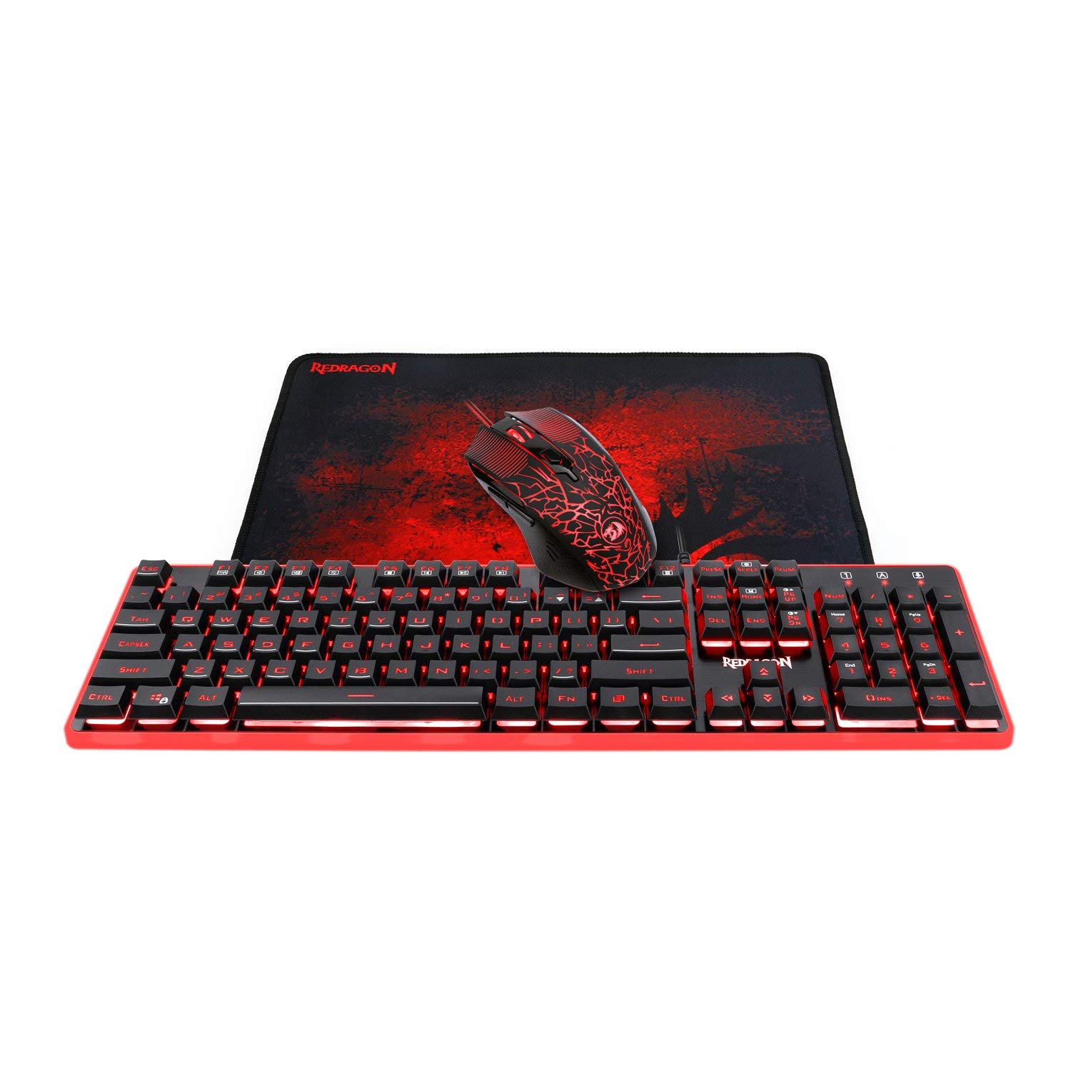 Redragon S107 Gaming Keyboard  - Rgb Mousepad のレビューと価格